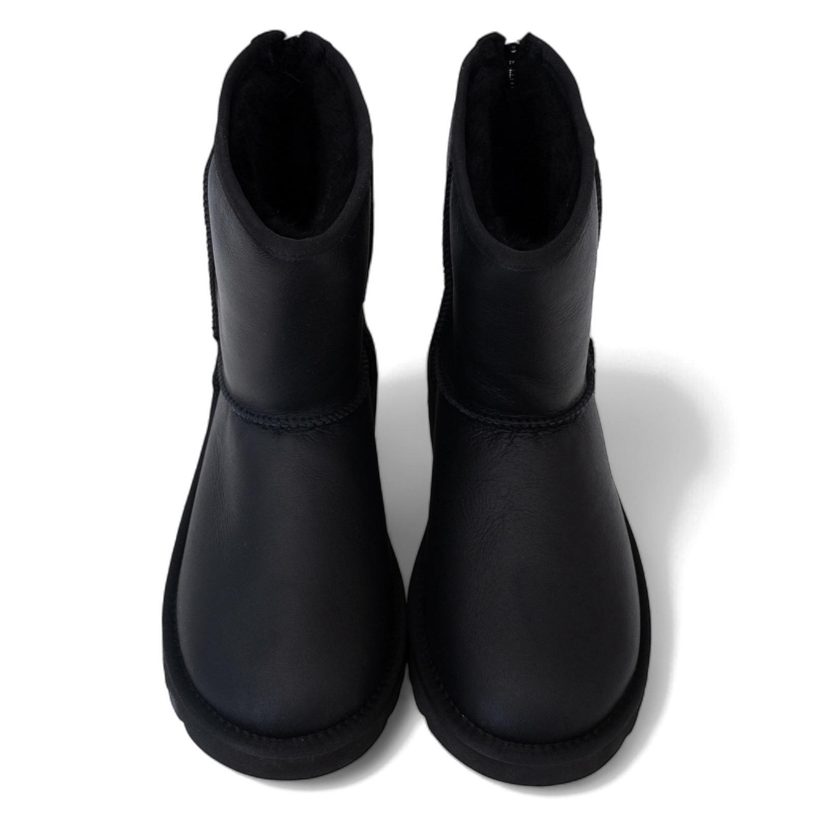 UGG Classic Short Zip Metallic - Black — изображение 3