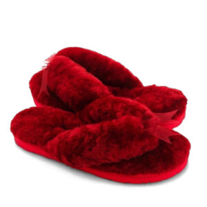 UGG Fluff Flip Flop - Bordo