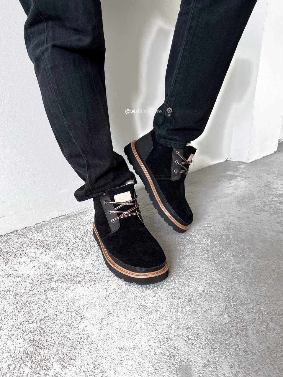 UGG Mens Neumel Gentleman - Black — изображение 10