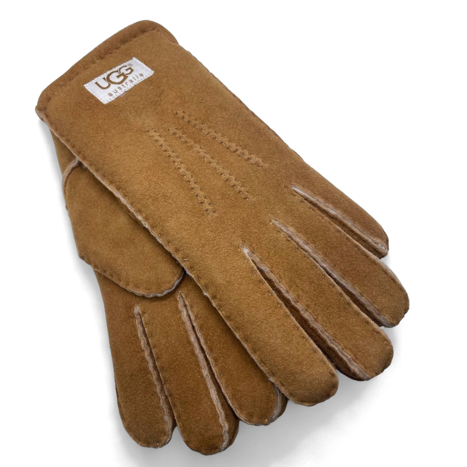 Перчатки женские UGG Glove - Chocolate — изображение 6