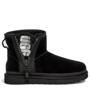 UGG Classic Mini Zipper Tape Logo - Black
