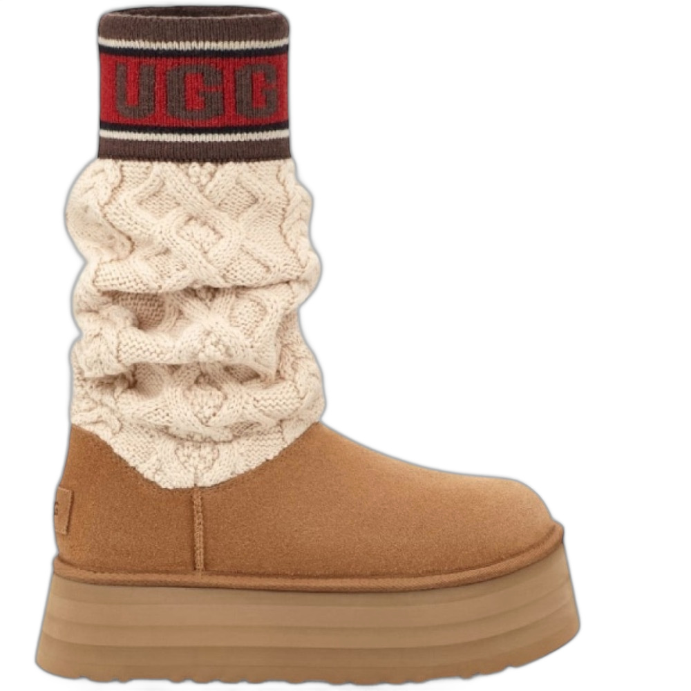 UGG Classic Sweater Letter - Chestnut