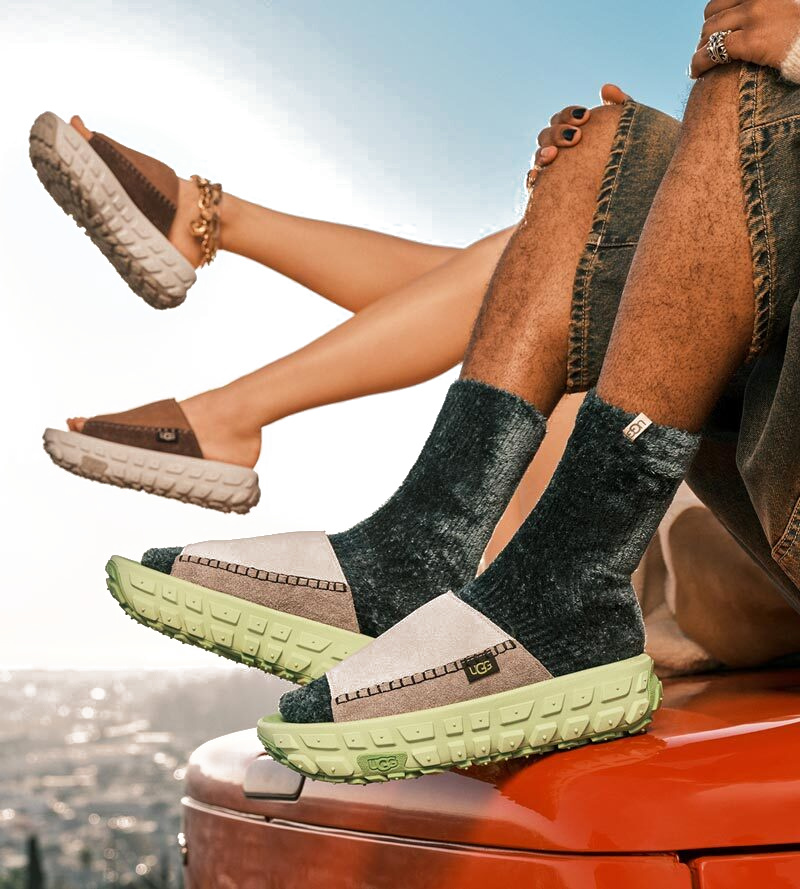 UGG Venture Daze Slide - Sand/Black — изображение 9