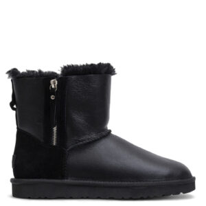 UGG Mens Classic Mini Double Zip Metallic - Black