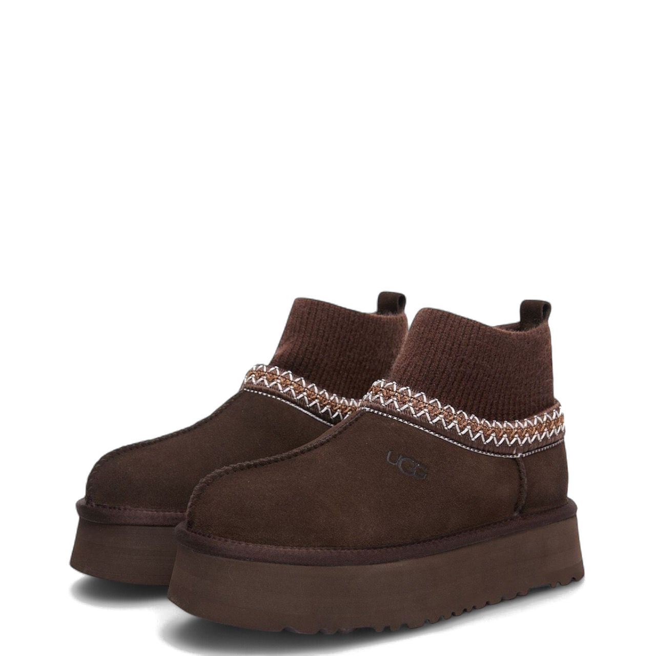 UGG Tazz Platform Knit - Chocolate — изображение 3
