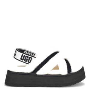 UGG Disco Cross Slide - White